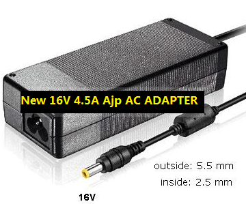 *Brand NEW* 16V 4.5A AC ADAPTER for Ajp 5100C Laptop POWER SUPPLY - Click Image to Close